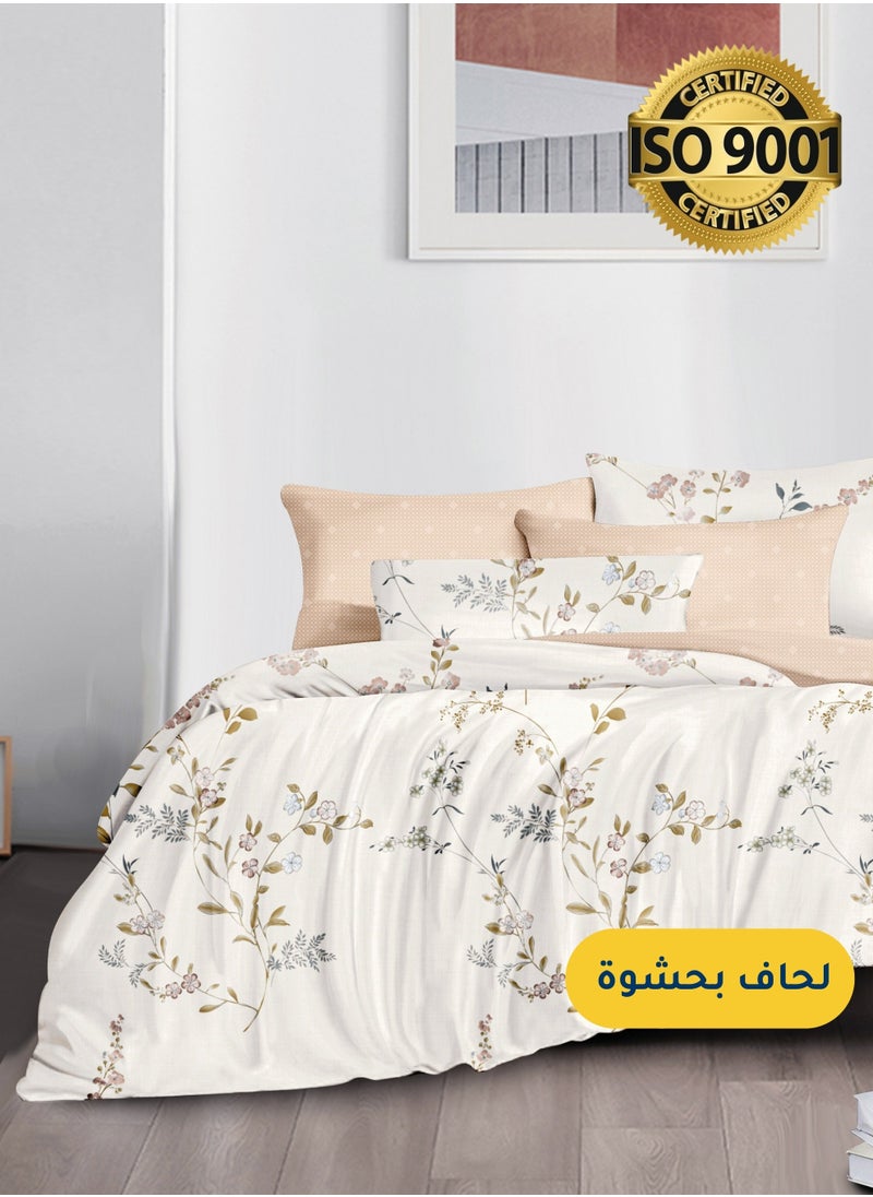 Microfiber Printed Comforter Sets, Fits 160 x 200 cm Queen Size Bed, 4 Pcs, With Soft Filling, Celine Series - pzsku/Z8206837B9BBE6485710BZ/45/_/1716968853/75e409da-db32-47a4-9dc6-c5db2e539b0f