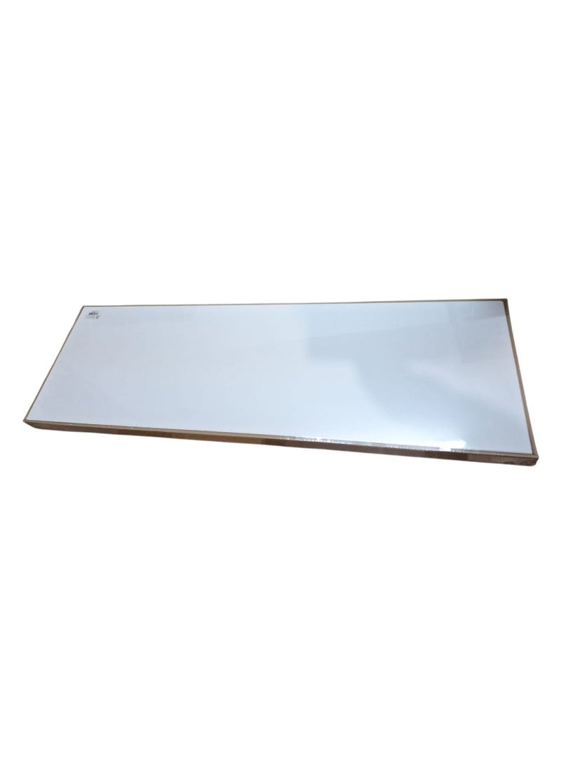 KRESLO White Rectangular Floating Wall Shelf 60 x 25 x 3.8 cm - Image 2