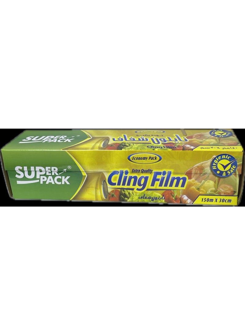 Super Pack Nylon Wrapping Roll 30cm × 150m – High Quality