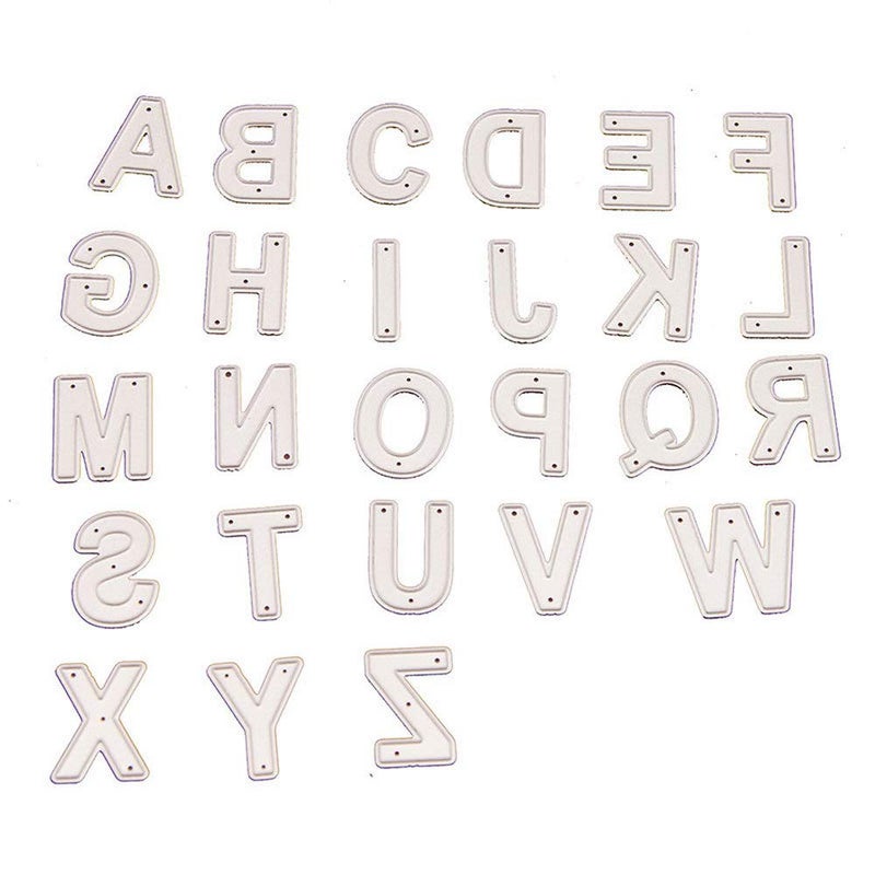 Arrietty Craft Capital Alphabet Letters Metal Cutting Dies for Card Making, Paper Craft & More (A-Z) - AN107