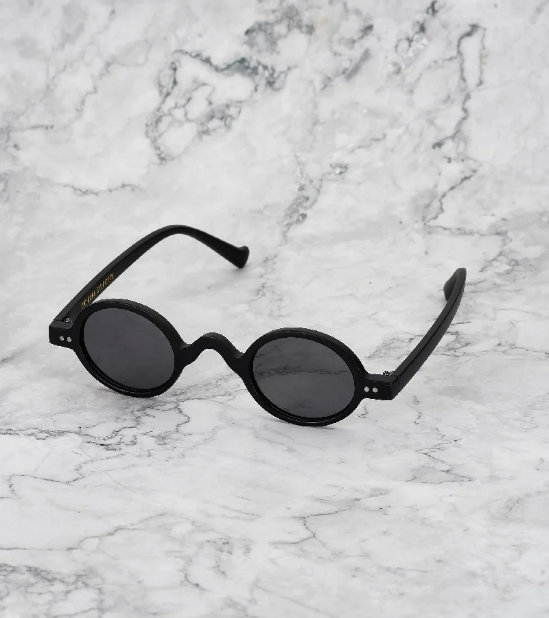 Explicit Poets Explicit Poets Unisex LIAM Matt Black - Black Stylish Sunglasses, 9EP4M