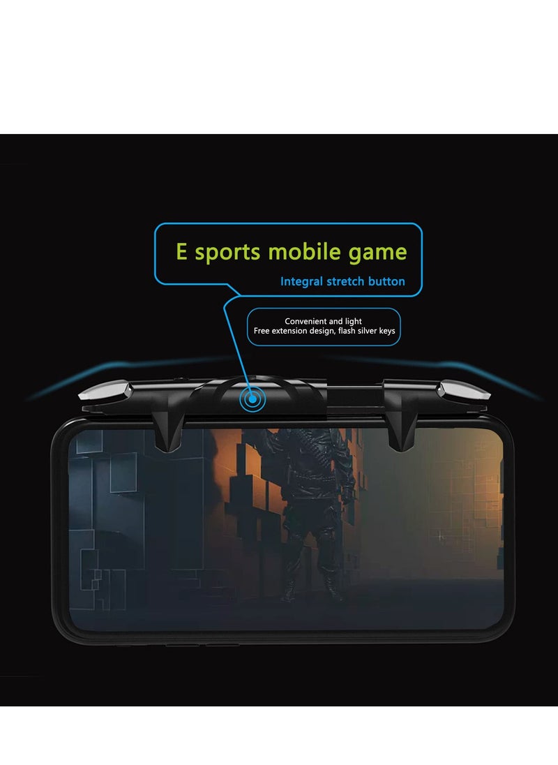 Generic - Mobile Game Trigger Joystick PUBG Pulse Automatic High Frequency Click 4 Speed Mobile Game Controller for IOS/Android Support COD/PUBG/ROS and Many Other Games Elevate Your Gaming Experience - Image 1
