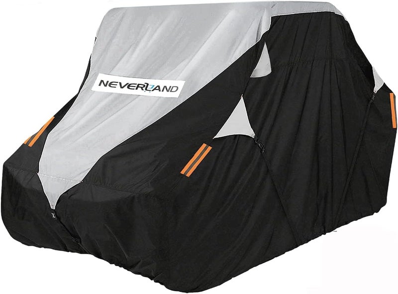 NEVERLAND UTV Cover Waterproof 300D Heavy Duty 4-6 Seater 4 Door Side by Side Covers All Weather Protection Compatible with Polaris Ranger RZR General Can-Am Maverick Defender Kawasaki - Image 1