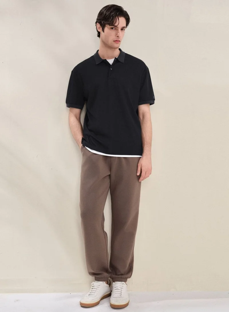 GIORDANO Men Regular Cotton Polyester Polo