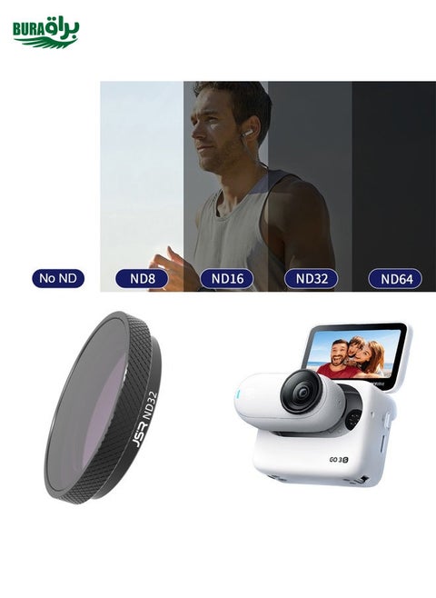 For Insta360 GO 3S JUNESTAR Camera Lens Filter, Filter:ND32