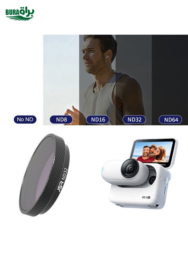 BURAQ For Insta360 GO 3S JUNESTAR Camera Lens Filter, Filter:ND32  - Image 1