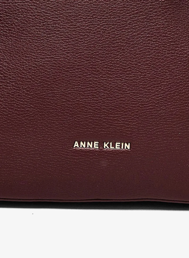 ANNE KLEIN  Anne Klein Textured Zippered Satchel Bag for Women | Best Price UAE