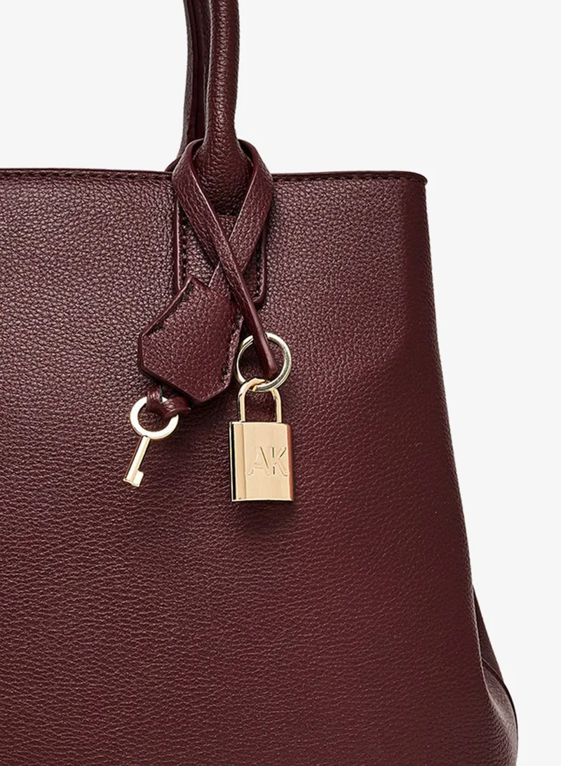 ANNE KLEIN  Anne Klein Textured Zippered Satchel Bag for Women | Best Price UAE