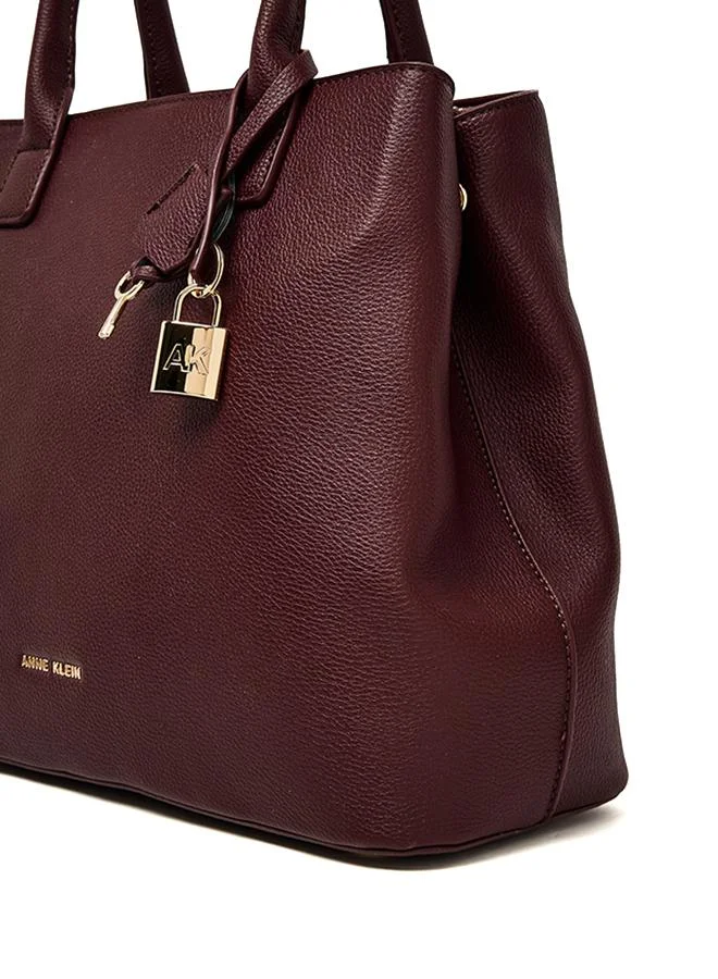 Anne Klein  Textured Zippered Satchel Bag for Women | Best Price UAE