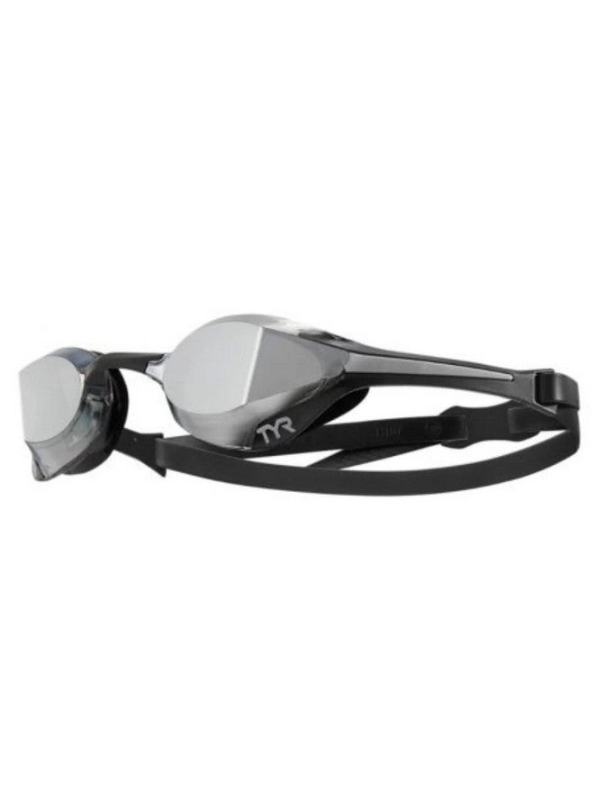 TYR Tracer X Elite Mirrored Race Gogglesilver Black Silver Na - Image 2