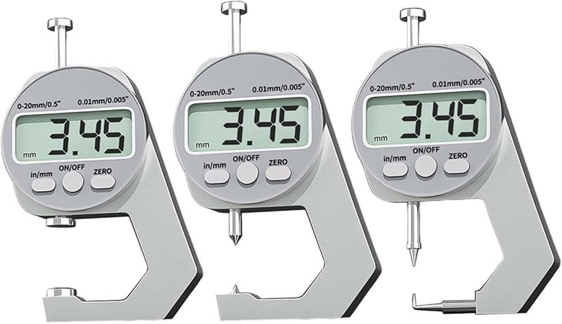 Electronic Thickness Gauge with LCD Display for Metalworking Automotive Color C - Image 4