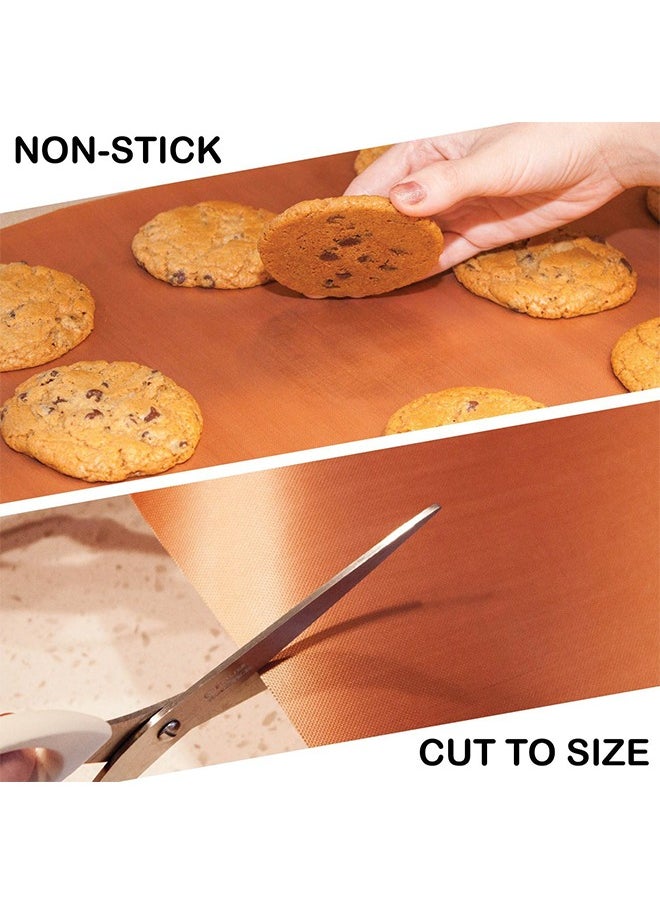 HY Oven Grill Mat Teflon Sheet 3 Pack for Heat Press Transfer Non-Stick Paper Reusable Heat Resistant Craft, High-temperature oven food-grade Baking Cloth Nonstick Oilcloth  - Image 4