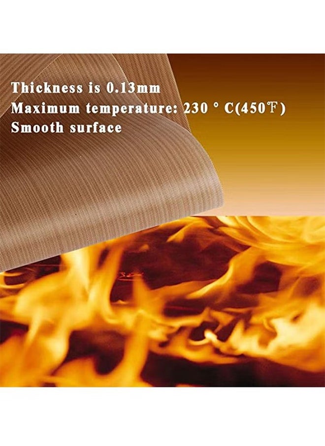 HY Oven Grill Mat Teflon Sheet 3 Pack for Heat Press Transfer Non-Stick Paper Reusable Heat Resistant Craft, High-temperature oven food-grade Baking Cloth Nonstick Oilcloth  - Image 3