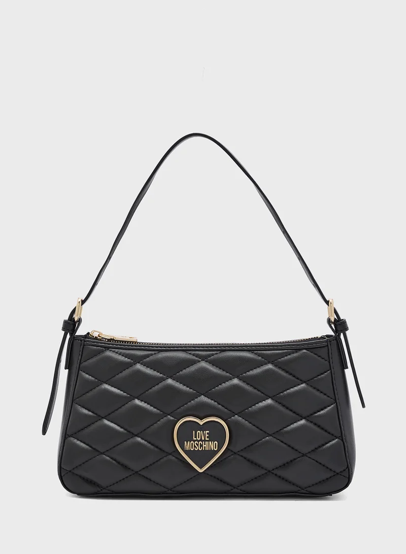 Love Moschino BLACK SOFT LEATHER-BLACK PU BLACK SOFT LEATHER-BLA