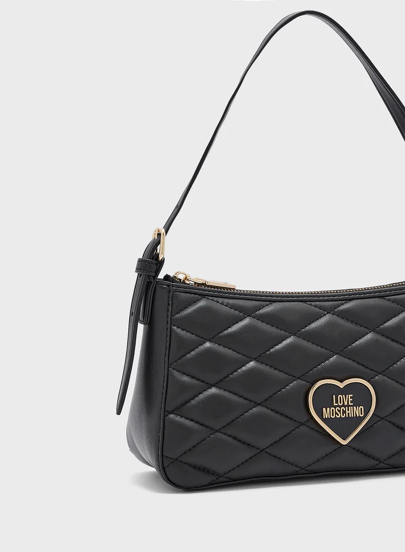 Love Moschino BLACK SOFT LEATHER-BLACK PU BLACK SOFT LEATHER-BLA