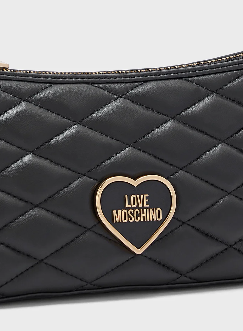 Love Moschino BLACK SOFT LEATHER-BLACK PU BLACK SOFT LEATHER-BLA