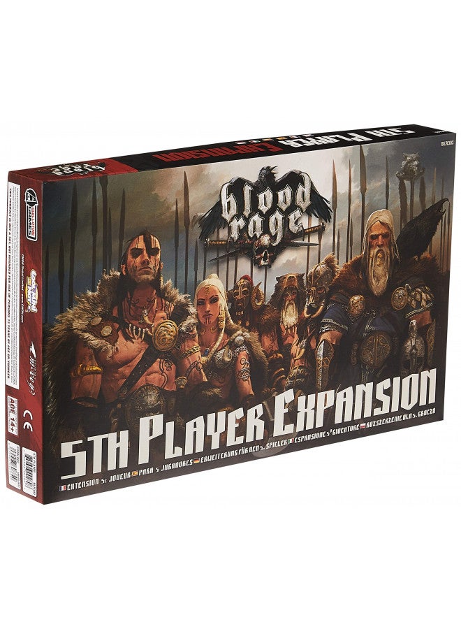CMON Blood Rage 5th Player Board Game Expansion | Strategy Game | Viking Battle Game | Tabletop Miniatures Game for Adults and Teens | Ages 14+ | 2-4 Players | Average Playtime 60-90 Minutes | Made - Image 1