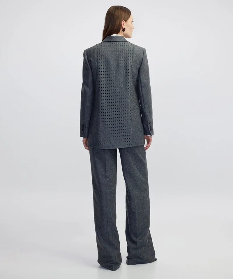 Ipekyol  Cutout Blazer with Shoulder Pads for Women | Best Price UAE