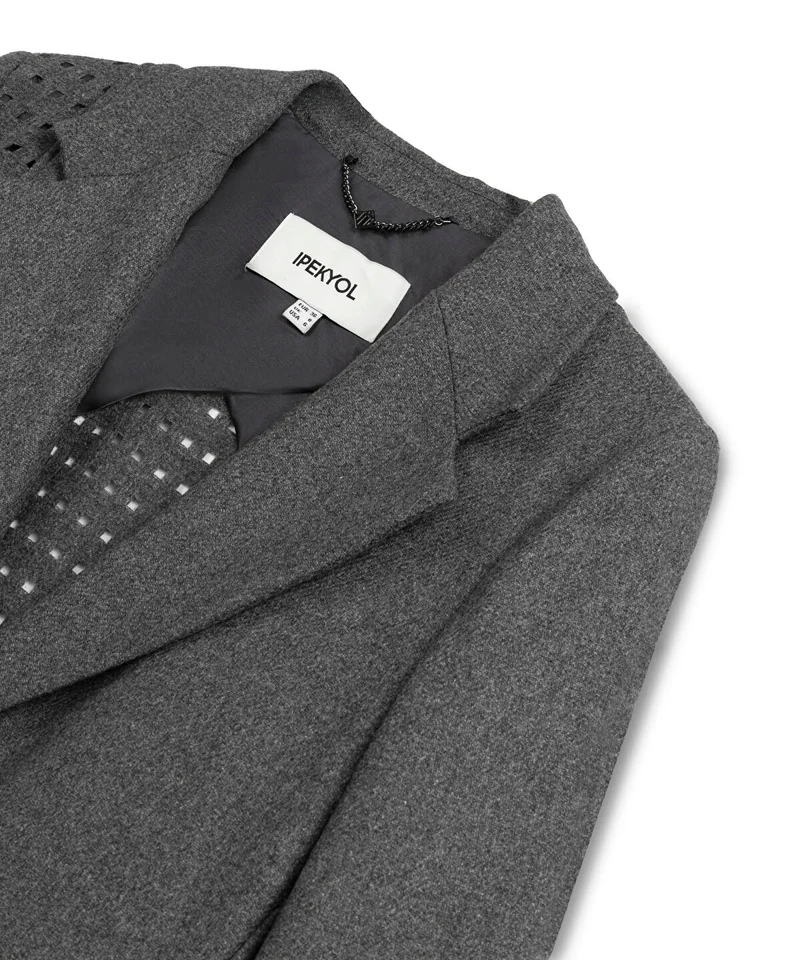 Ipekyol  Cutout Blazer with Shoulder Pads for Women | Best Price UAE