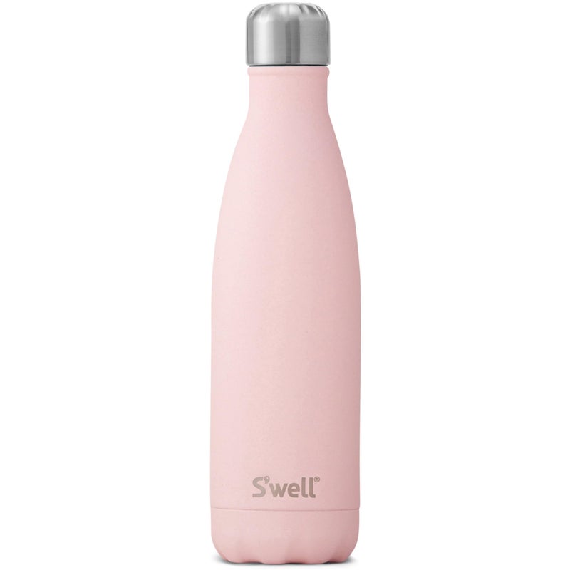 Swell Stainless Steel Water Bottle 17oz Pink Topaz Triple Layered Vacuum Insulated Containers Keeps Drinks Cold for 36 Hours and Hot for 18 BPA Free Perfect for On the Go
