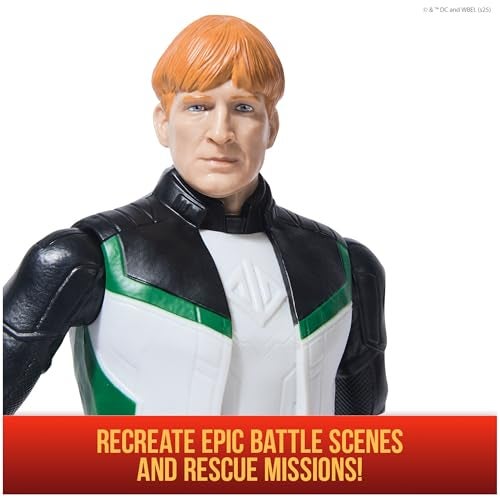 DC Comics, Superman Green Lantern 12-inch Superhero Action Figure, Kids Toys for Boys and Girls Pretend Play, for Ages 4 and Up - Image 4