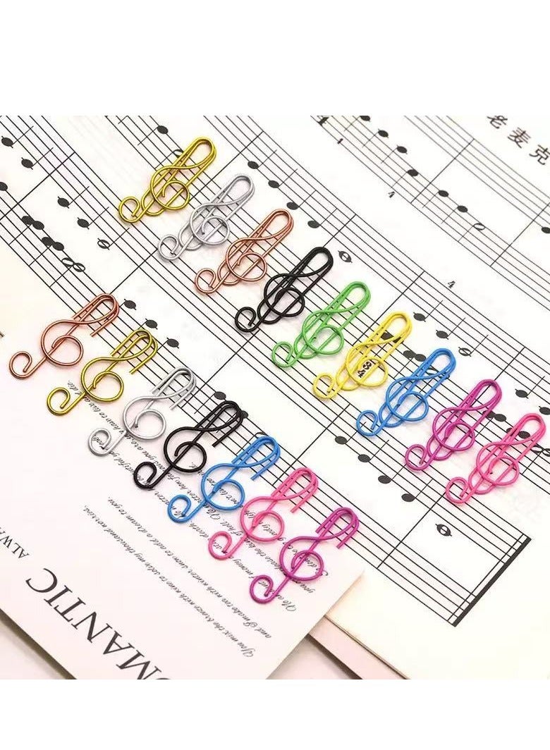 Generic 100 Creative High Note Paper Clips, Colored Paper  Clips, Office Use, Student Supplies, High Quality Paper Clips, Document Paper Clips, Durable Rust-Proof Paper Clips, Letter Clips  - Image 3