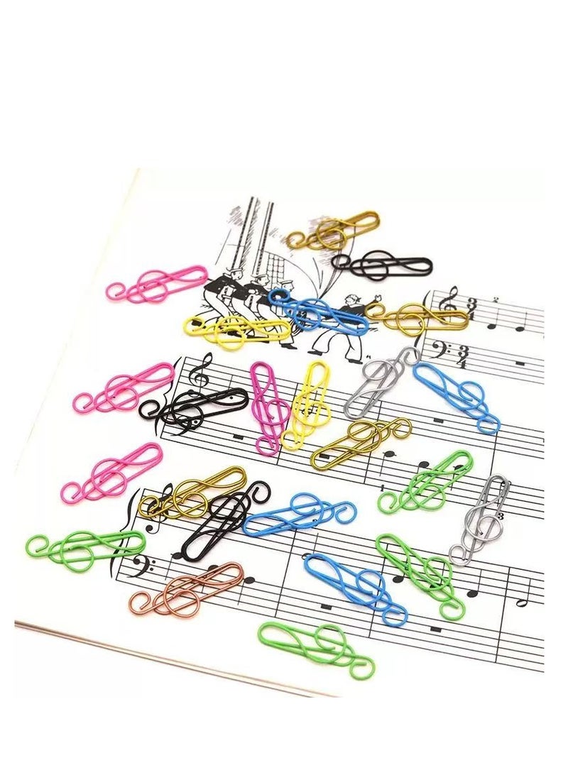 Generic 100 Creative High Note Paper Clips, Colored Paper  Clips, Office Use, Student Supplies, High Quality Paper Clips, Document Paper Clips, Durable Rust-Proof Paper Clips, Letter Clips  - Image 4