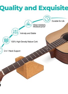 Excefore Cork Guitar Neck Rest, Natural Cork Support Pillow for Guitar Repair and Maintenanc  - Image 5