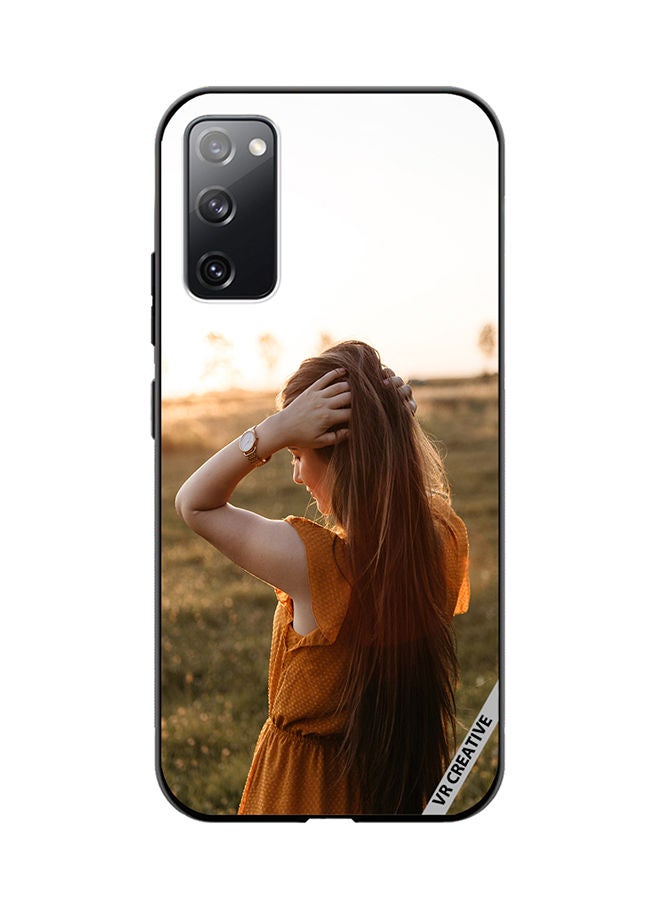 VR CREATIVE Protective Case Cover For Samsung Galaxy S20 FE 5G Sunset Girl Design Multicolour - Image 1