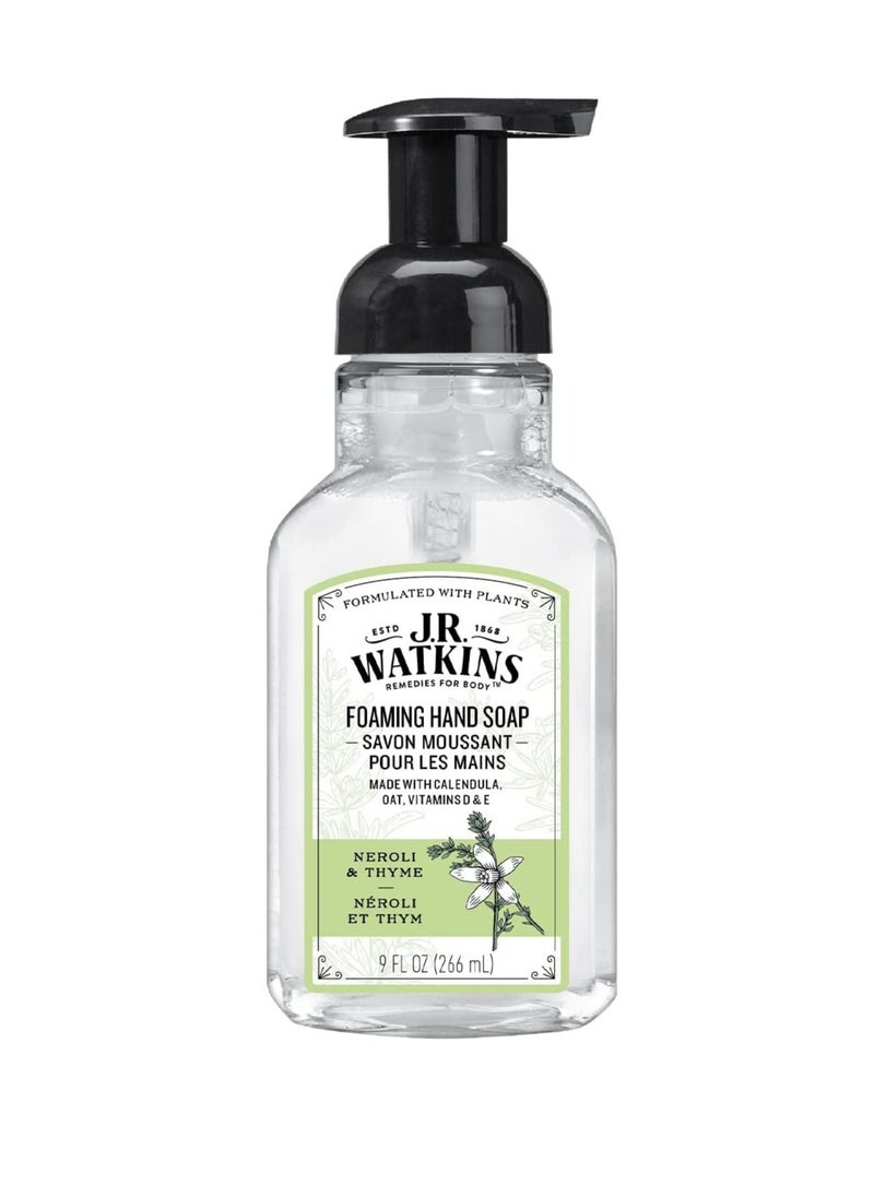 J.R.WATKINS Hand soap with pump dispenser moisturizing foam hand wash all natural cruelty free 