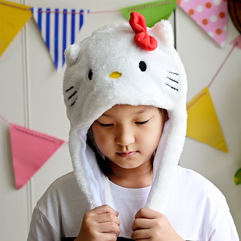 Cartoon Animal Plush Ear Protection Hat Children'S Student Performance Po Props Couple Headgear Cute Activity Gift - Image 3
