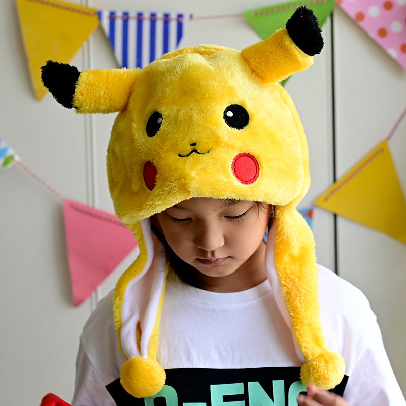 Cartoon Animal Plush Ear Protection Hat Children'S Student Performance Po Props Couple Headgear Cute Activity Gift - Image 4