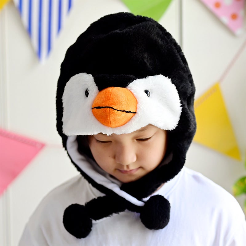 Cartoon Animal Plush Ear Protection Hat Children'S Student Performance Po Props Couple Headgear Cute Activity Gift - Image 5