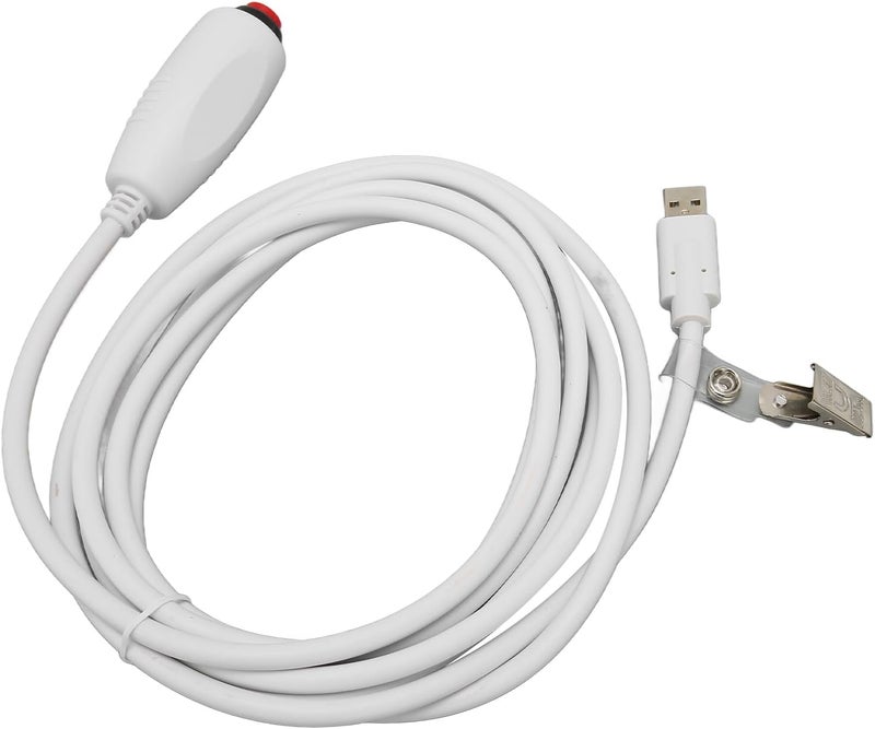 Nurse Call Cable, USB Plug Universal Replacement Push Cord with Clip, Emergency Call Pager Cable for Nurse Station, 9.8ft ABS Nurse Call Cord for Patients - Image 4
