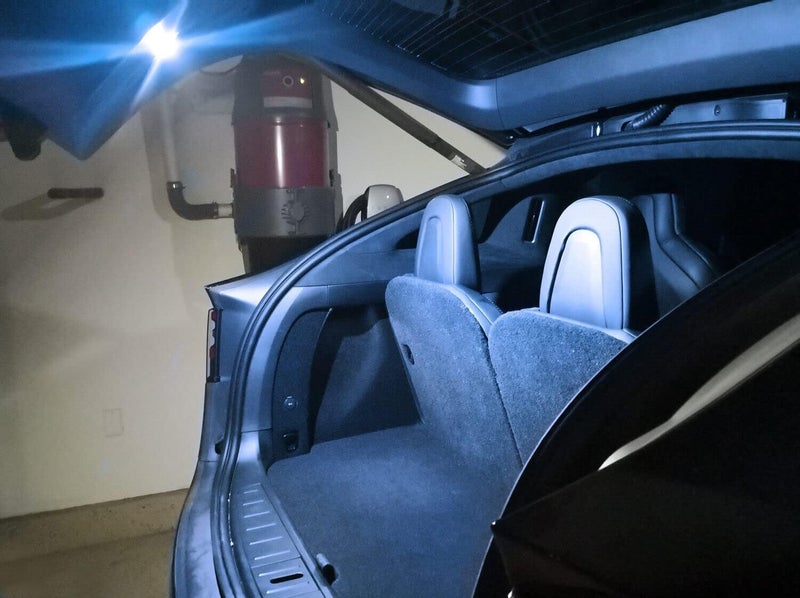 Vuzmode Ice Blue Trunk Cargo Area Lights for Tesla - Image 3