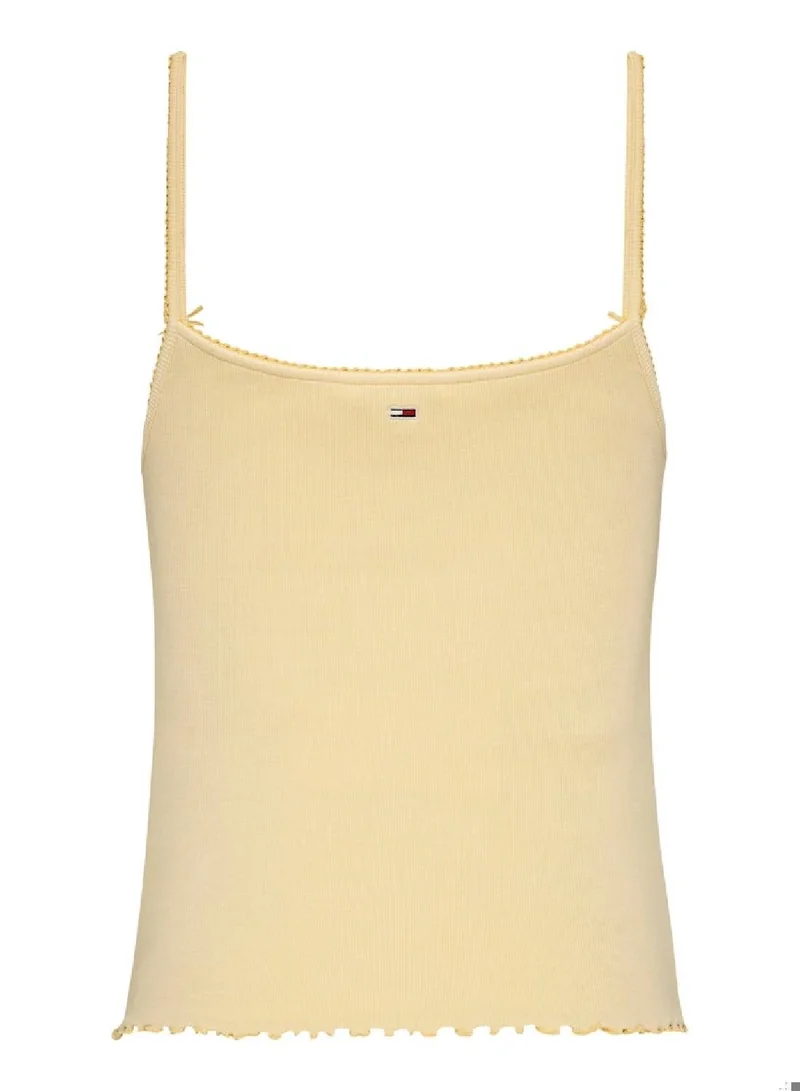 TOMMY JEANS  Slim Rib Top With Strap for Women | Best Price UAE