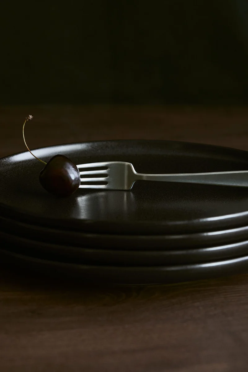 H&M 2-pack reactive-glaze dinner plates