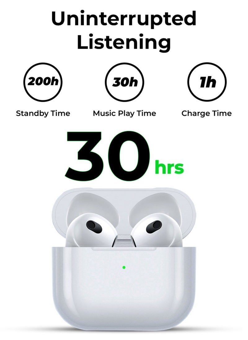 glassology - Truly Wireless Earbuds Thumping Bass Multi Mode 5H Playtime Magnetic Wireless Charging Customized Sound Gaming Mode - Image 1