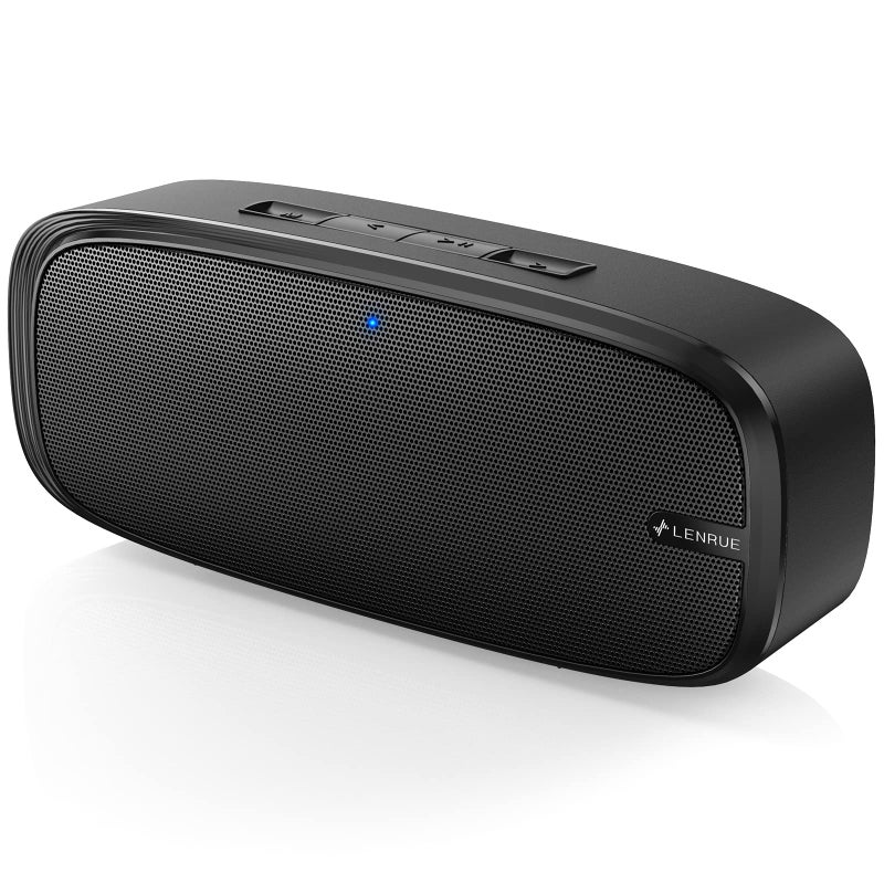 LENRUE Bluetooth Speaker, Wireless Portable Speaker with Loud Stereo Sound, Rich Bass, 12-Hour Playtime, Built-in Mic. Perfect for iPhone, Samsung and More - Image 1