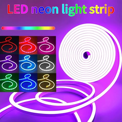 KBR RGB Neon LED Strip Light with Remote and Silicone Diffuser – Flexible Multicolor Rope Light for Home, Bedroom, Gaming Room, Party, and Decorative Lighting (5 Meter) - Image 5