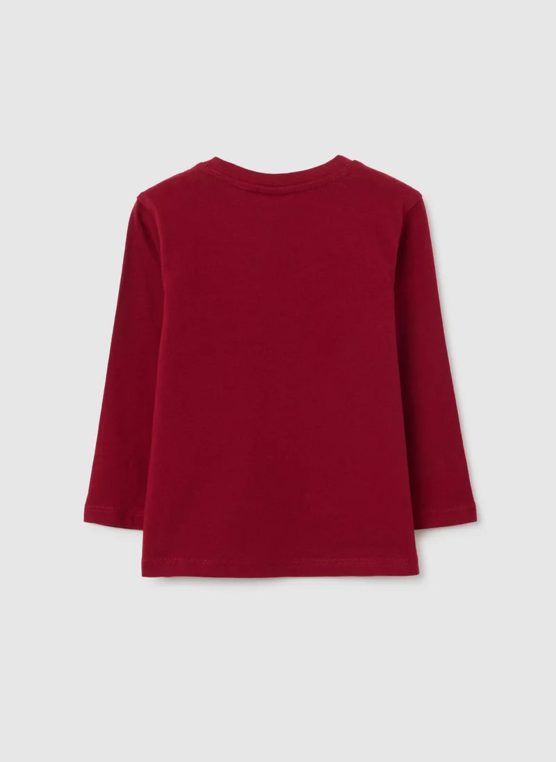 Ovs BABY SWEATER IN PURE RED COTTON REGULAR FIT