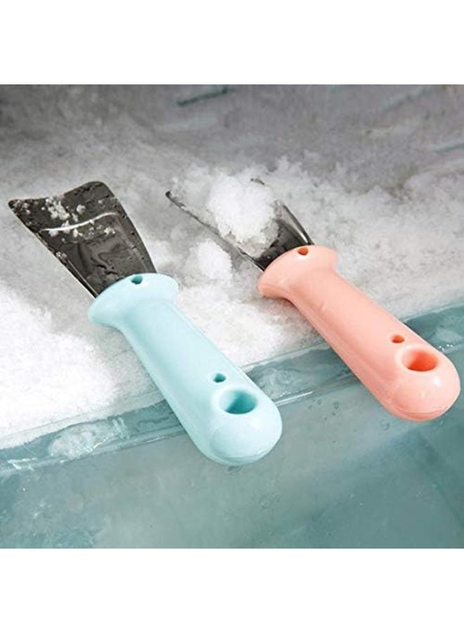 Rubik Kitchen Shovel Scrapper Stainless Steel Round Edges, De-Icer Defrosting Shovel For Refrigerator, Vegetable Scrapper, Multipurpose Tool  - Image 2