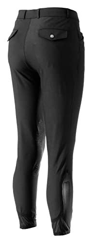 Equinavia Erik Mens Silicone Knee Patch Breeches | Ultimate Comfort & Performance Riding Pants - Black - 36 - Image 5