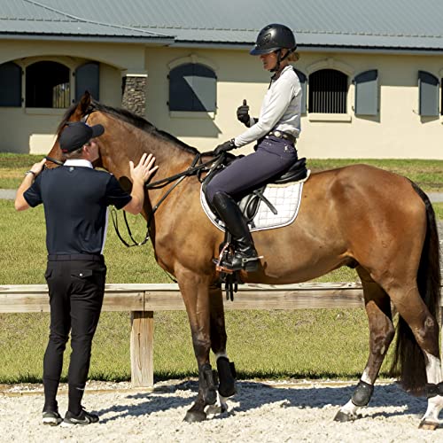 Equinavia Erik Mens Silicone Knee Patch Breeches | Ultimate Comfort & Performance Riding Pants - Black - 36 - Image 4