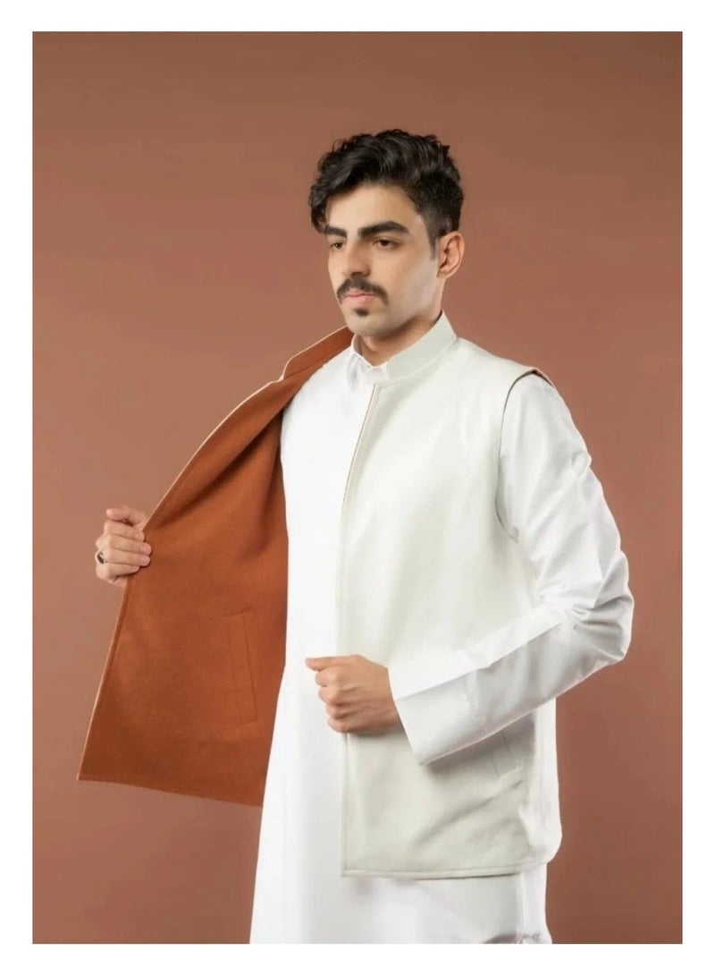 أرام سديري شتوي جوخ دبل فيس وجهين ليمنحك الراحة والاناقة