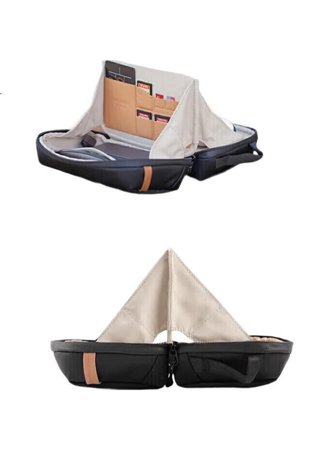 Pgytech Digital Storage Bag, Camera Accessories, Gopro Storage, Hard Drive, Data Cable, Power Travel Portable Storage Bag, Handheld Mini Digital Storage Bag (Twilight Black) - Image 2