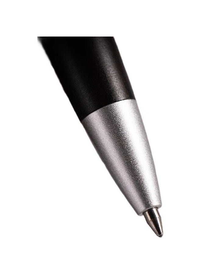 Deli Premium Smooth Retractable Gel Pen, 0.7Mm Bullet Tip, Metal Barrel, Business Wood Grain Signature Pen, Hu Ge Signature Gift Box, Single Pen A9Pro-07 - Image 2