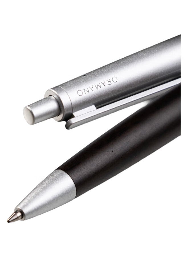 Deli Premium Smooth Retractable Gel Pen, 0.7Mm Bullet Tip, Metal Barrel, Business Wood Grain Signature Pen, Hu Ge Signature Gift Box, Single Pen A9Pro-07 - Image 1