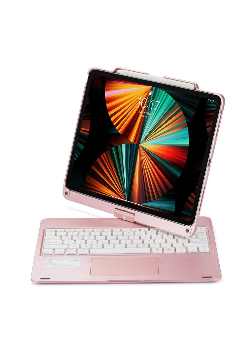 GULFLINK لوحة مفاتيح GULFLINK اللاسلكية مع لوحة اللمس لجهاز iPad pro مقاس 12.9 بوصة  - Image 4