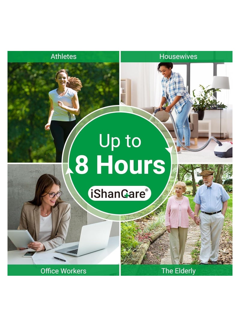 Zikra Maximum Strength Herbal Pain Relief Patches for Shoulders, Knees, Back, and Neck - 24 Count Warming Heat Plaster for 8 Hours of Deep Relief from Joint Pain. - Image 2